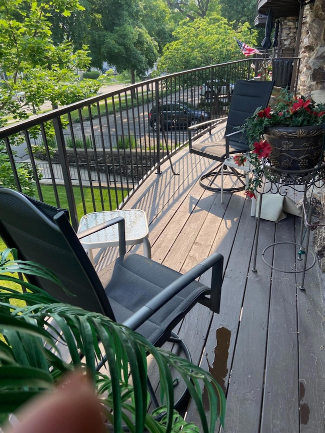 Large balcony