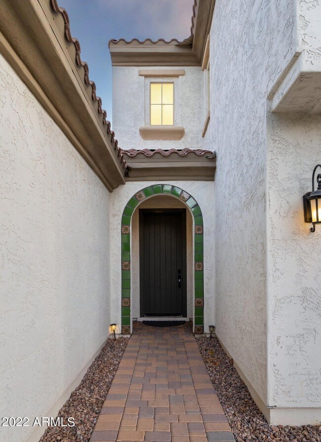 Walkway to front door