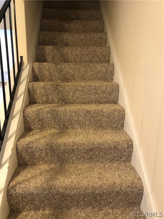 New Berber carpet on the steps