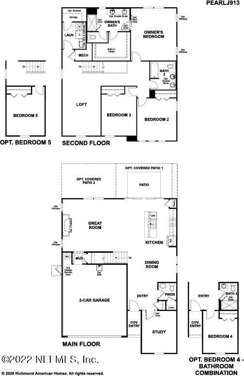 Pearl M Floorplan