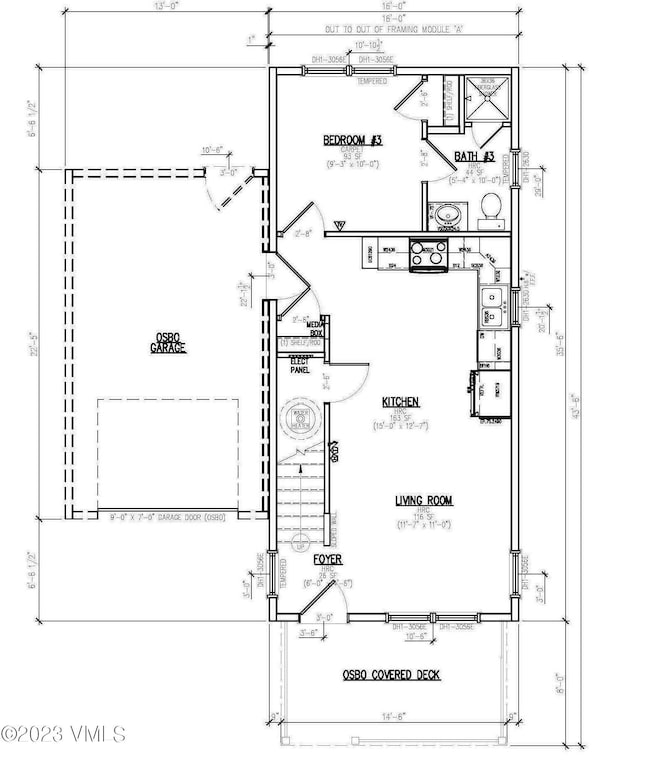 Snowshoe Floor Plan Level 1