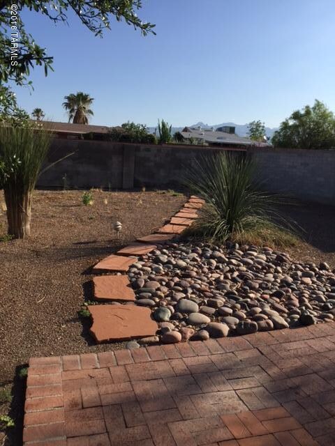 Backyard landscape