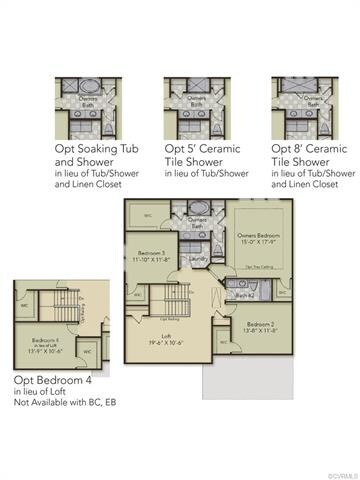 SECOND FLOOR - This home includes the separate tub