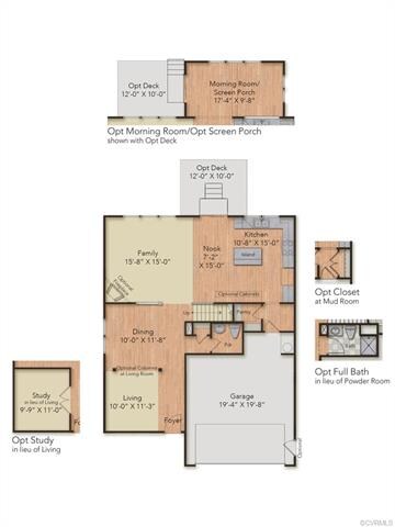 Rendering of the First Floor.