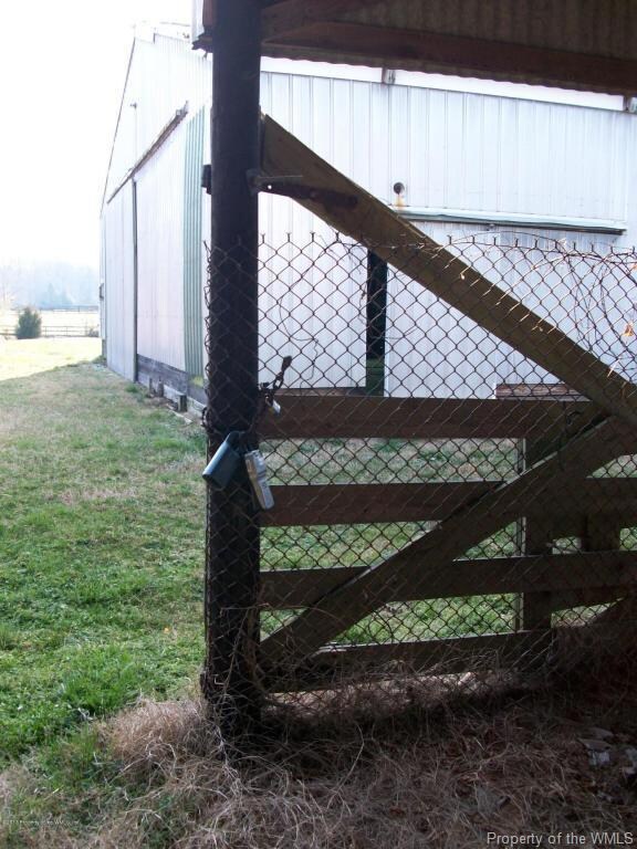 Lock boxes inside hay barn