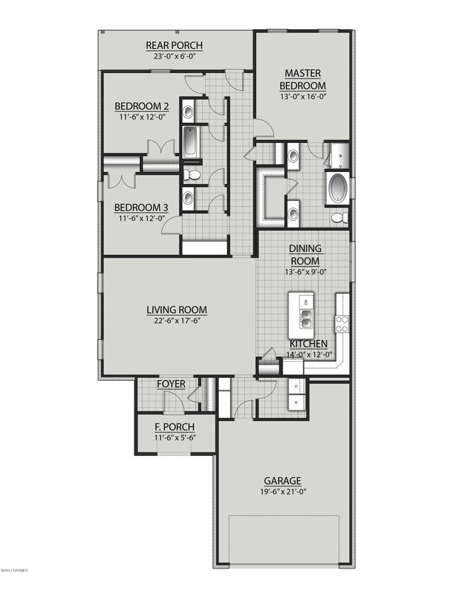 Buckingham A IV - Floor Plan