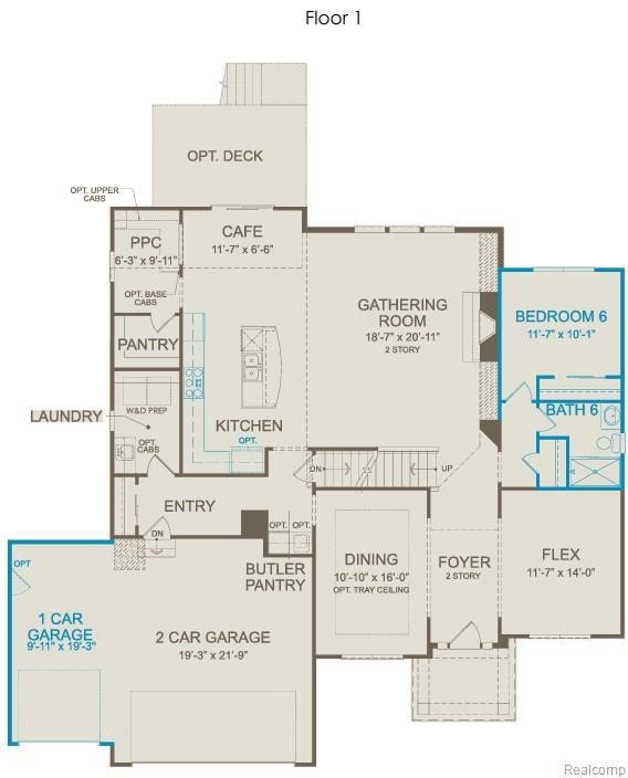 Floorplan - Level 1