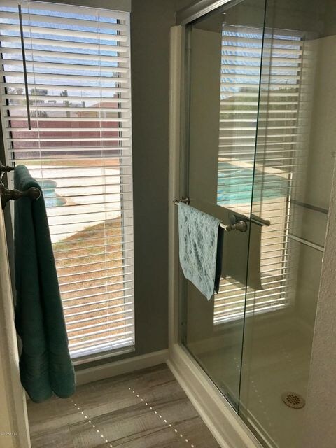 Master shower