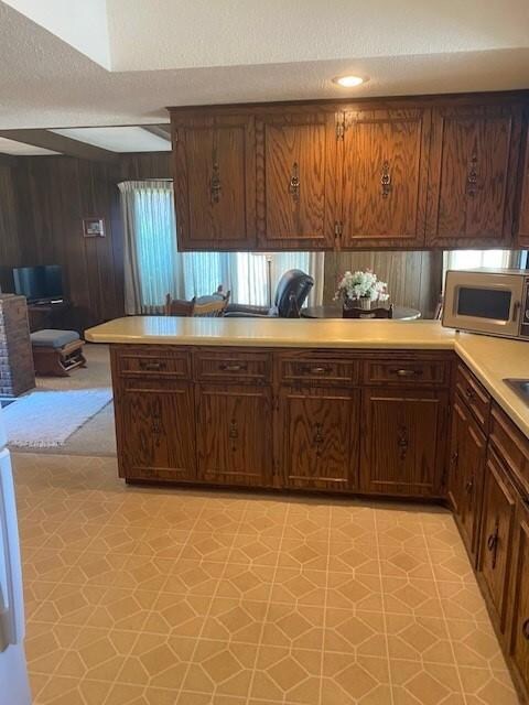 Generous cabinetry in kitchen