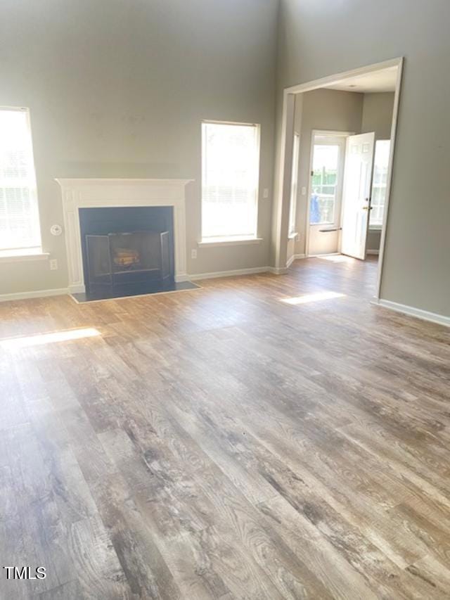 family room view to back-door