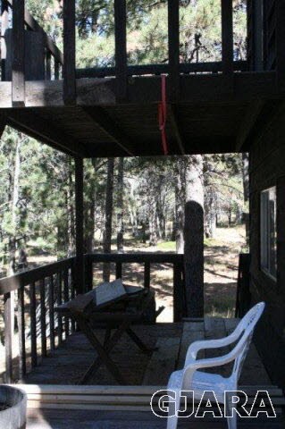 Lower deck covered by upper deck.