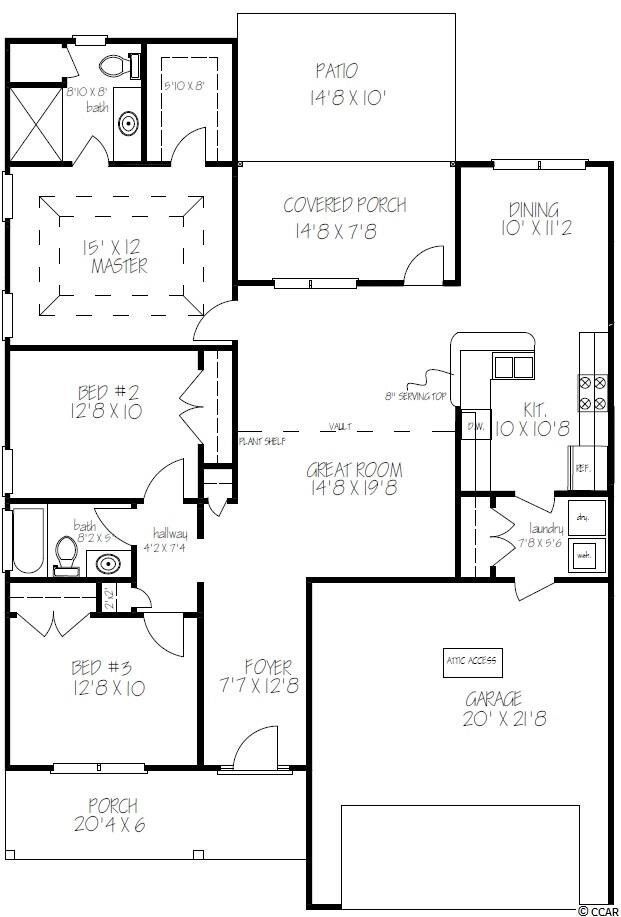 3028 Little Bay Dr, Conway, SC 29526 - photo 2