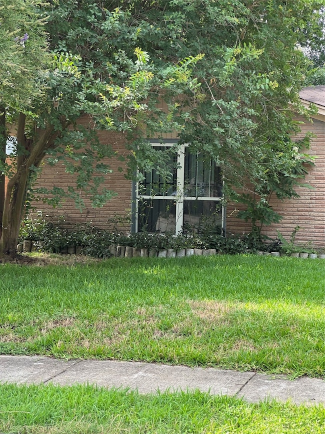 Picture window in primary bedroom
