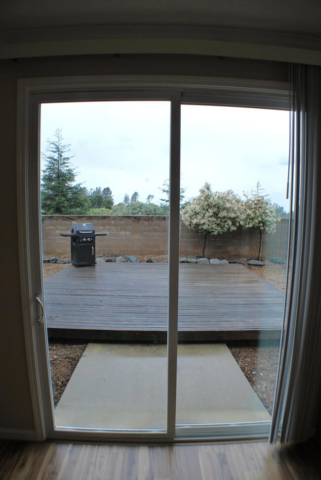 Tall slider to patio