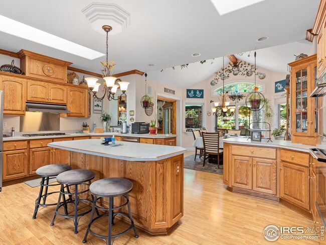 Spacious Chef's kitchen with large island, open floor plan