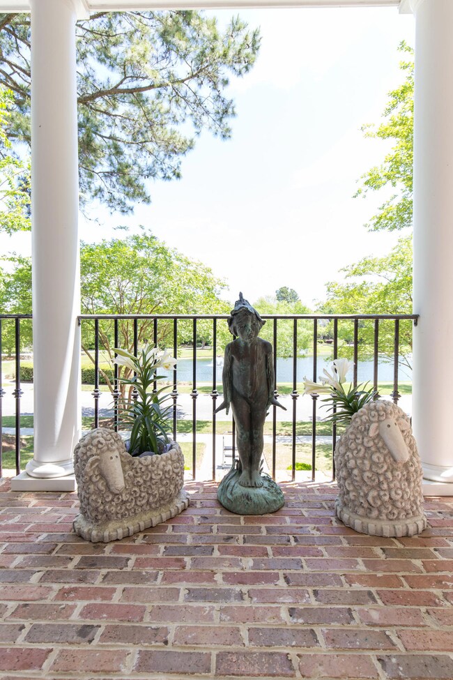 View of the pond