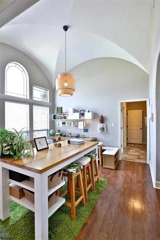 This room was designed as a dining room, but this 