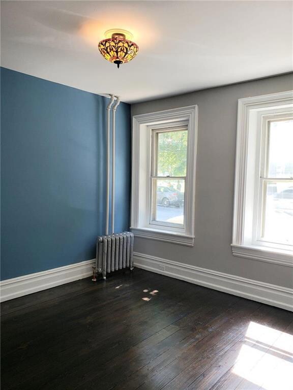 Brightly lit living room