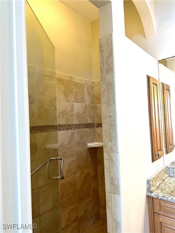Walk in Master Shower