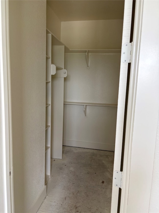 Large walk-in closets