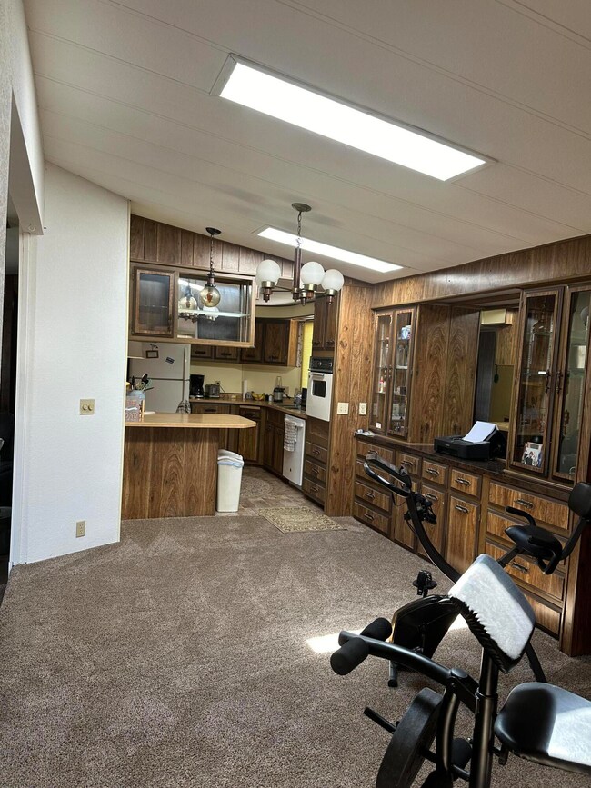 bonus room, dining to kitchen