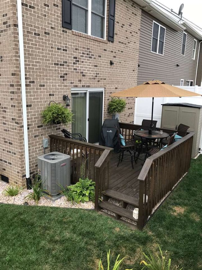 DECKS ARE 10' X 10' PRESSURE TREATED LUMBER WITH A