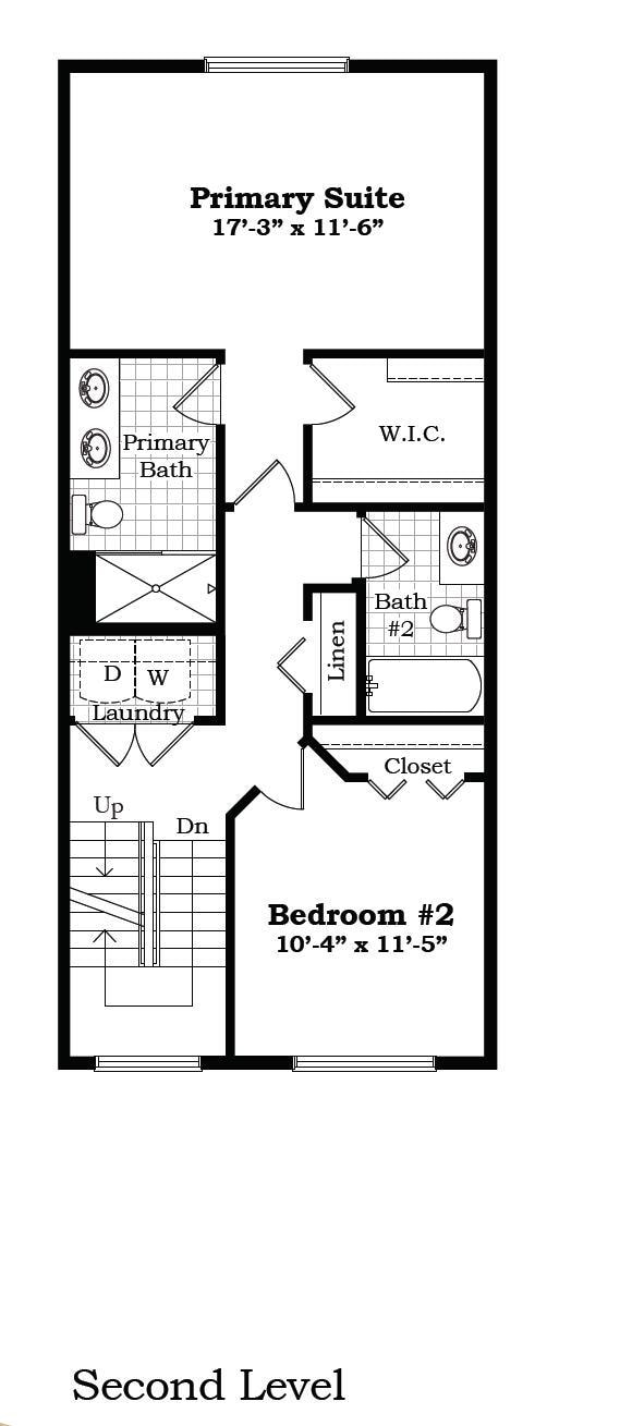 interior second level w loft