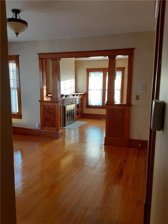View from Dining Room into Living Room