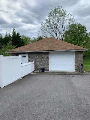 Oversized 1 Car Detached Garage with workshop area
