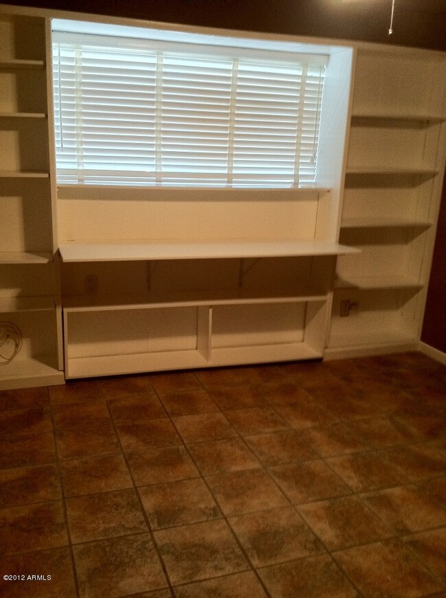 cabinets in spare room