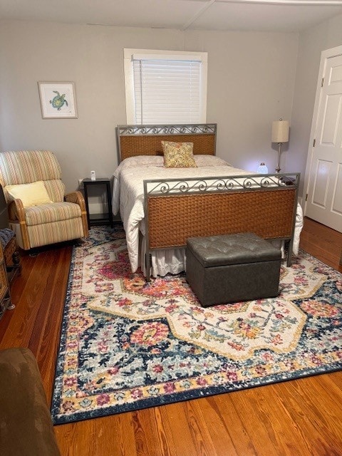 Bedroom with queen bed
