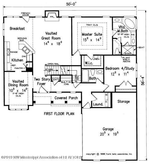 lot #31 Watson Place 1st floor plans