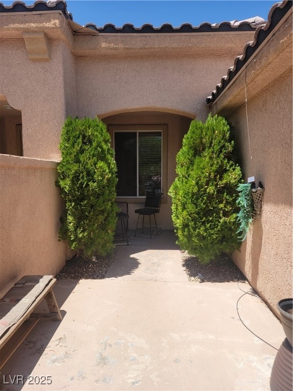 View of patio