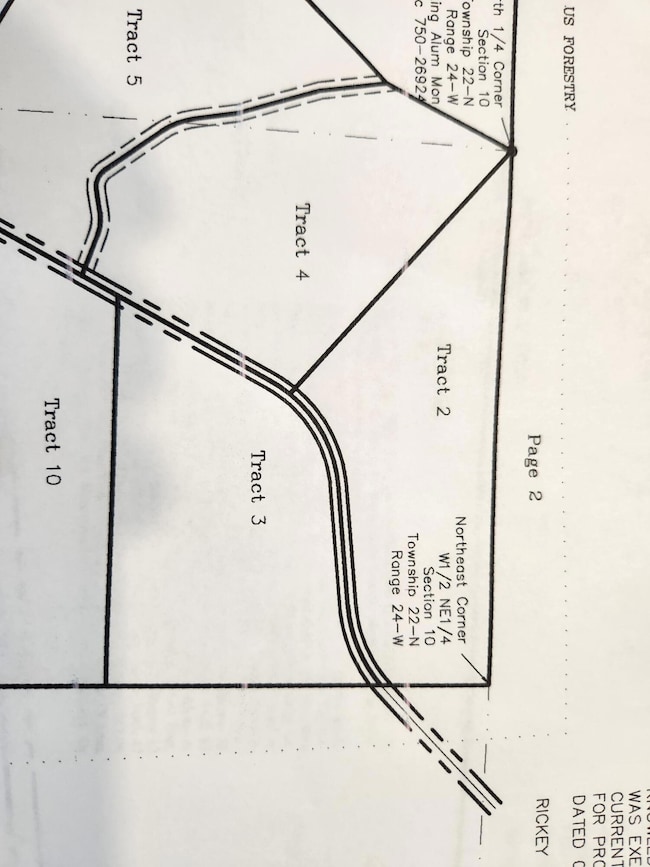 Tract 2 & 3 Plat Close Up