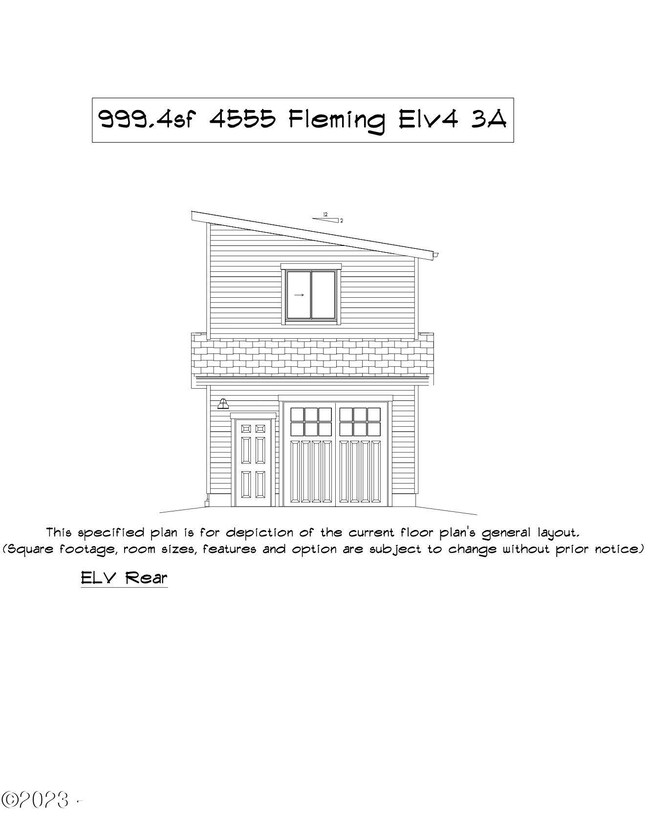 Rear Elevation