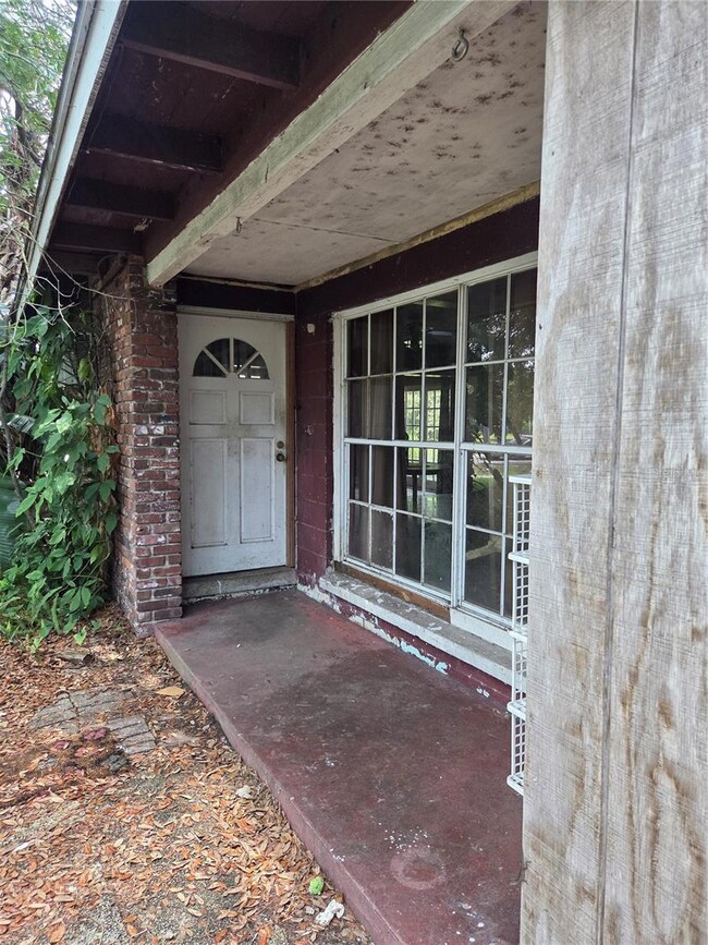 Front porch for future rocking chairs to sit and relax