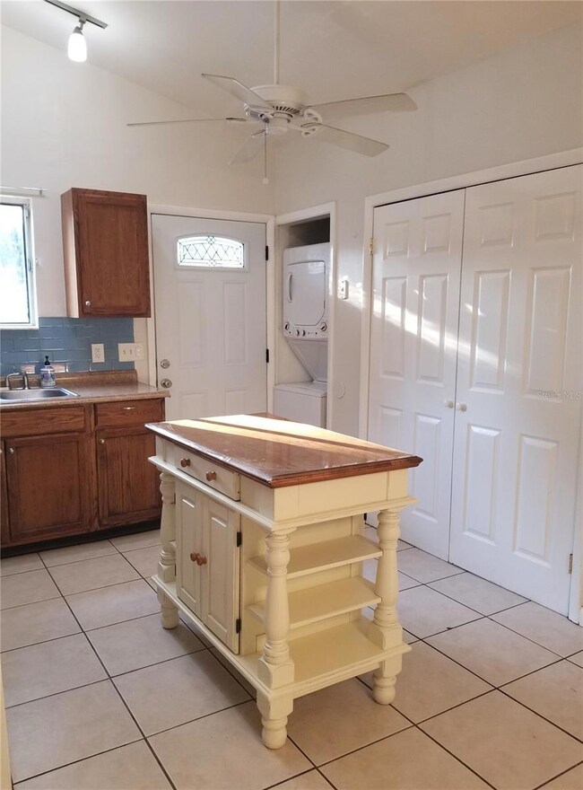 BIG pantry , food prep island, convenient laundry area!