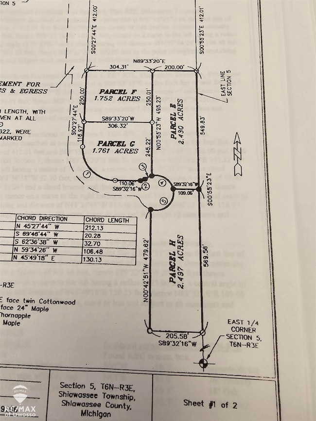 Copy of the Proposed split Showing Parcel F & G. M