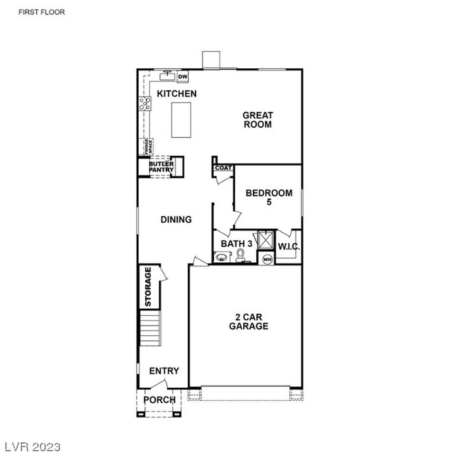 Floor-plan is representational only; actual home f