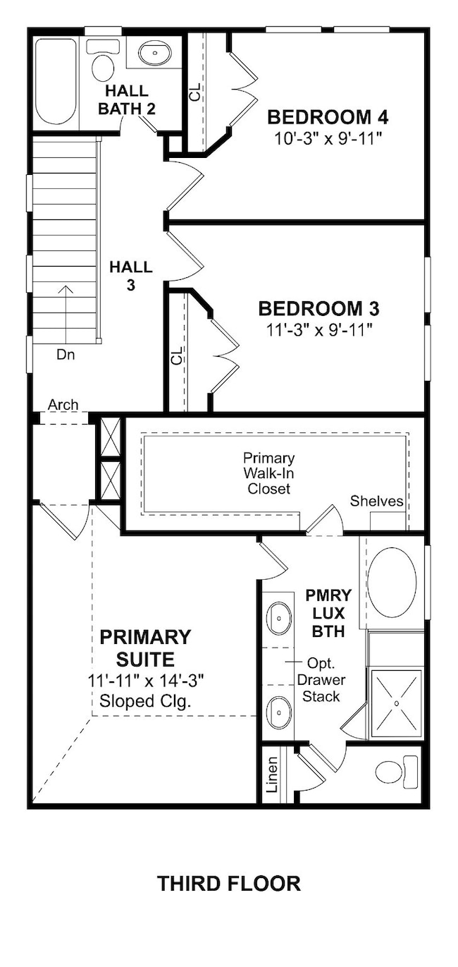 The Jefferson II floor plan by K. Hovnanian Homes.