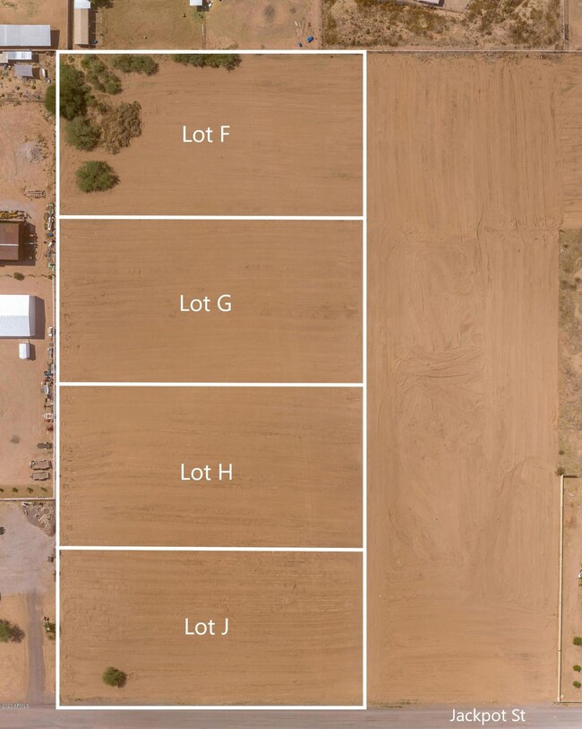 Vista Grande Overhead South 4 Lots with