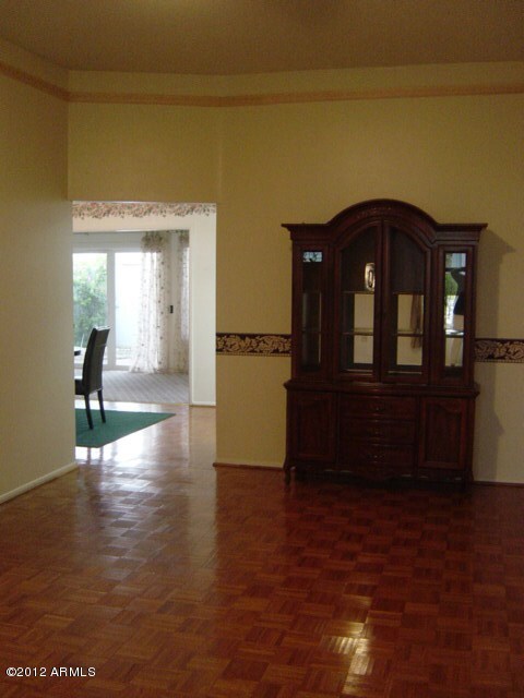 Formal dining area