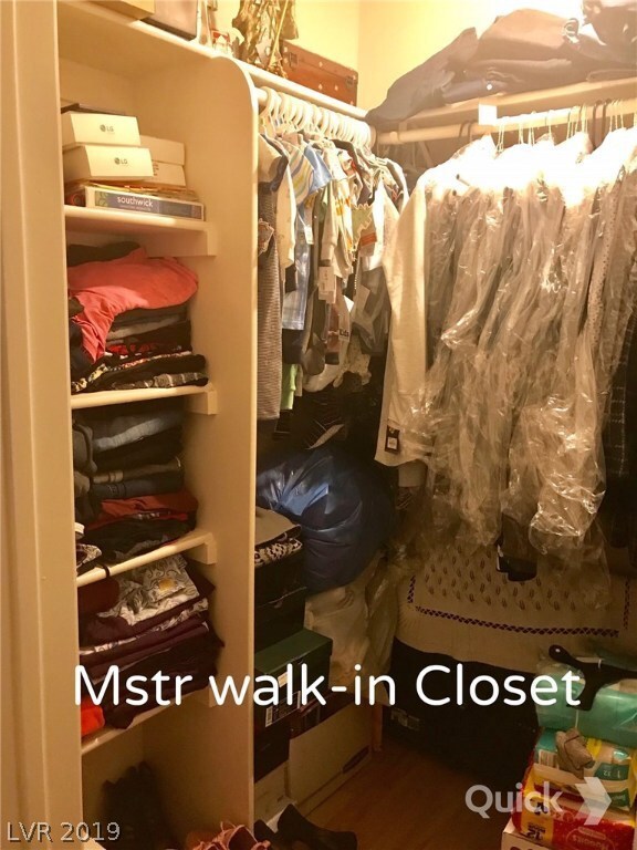 ~THIS MASTER CLOSET HAS LOTS OF ROOM~HAS NICE SIZE
