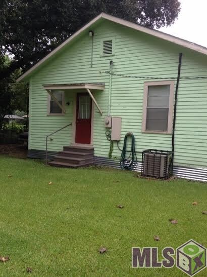 large fenced yard