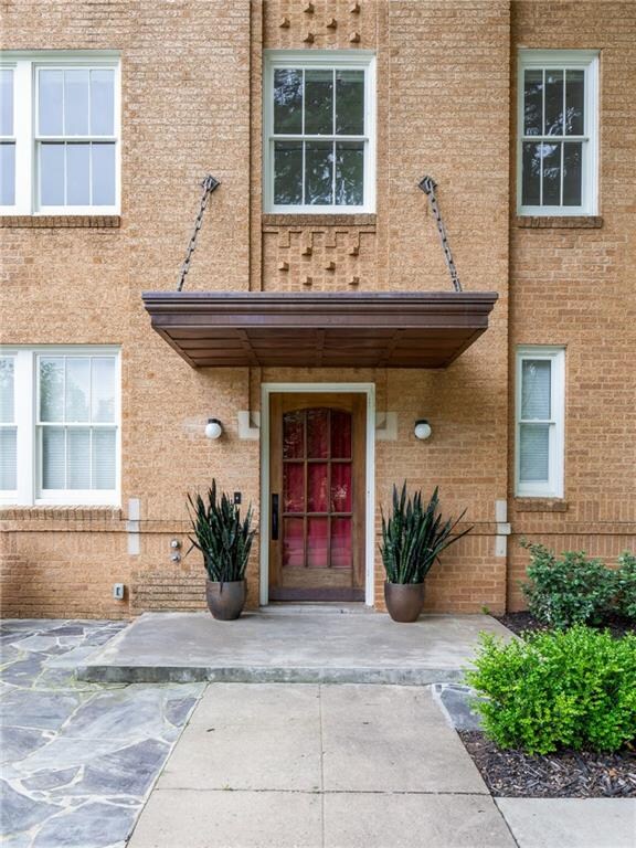 Private entrance to unit on Lahoma Street.