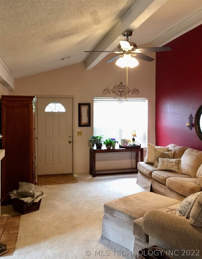 Front Door and Double window offer Natural Light.