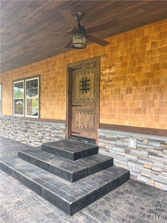 A covered porch welcomes you