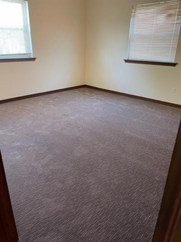 vaulted ceilings in one upstairs bedroom