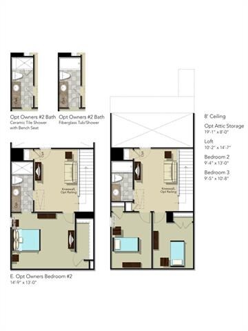 SECOND FLOOR - This home includes the additional storage.