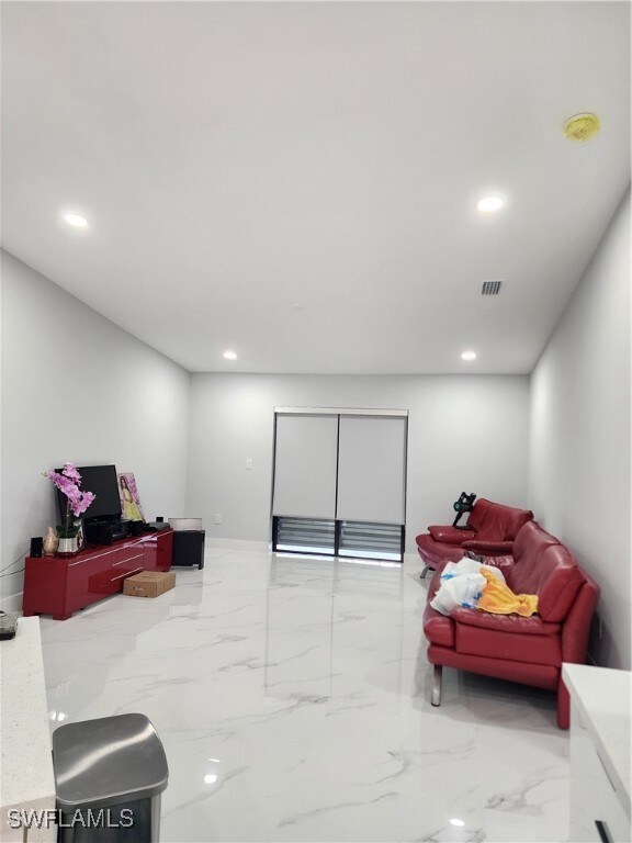 View of living room